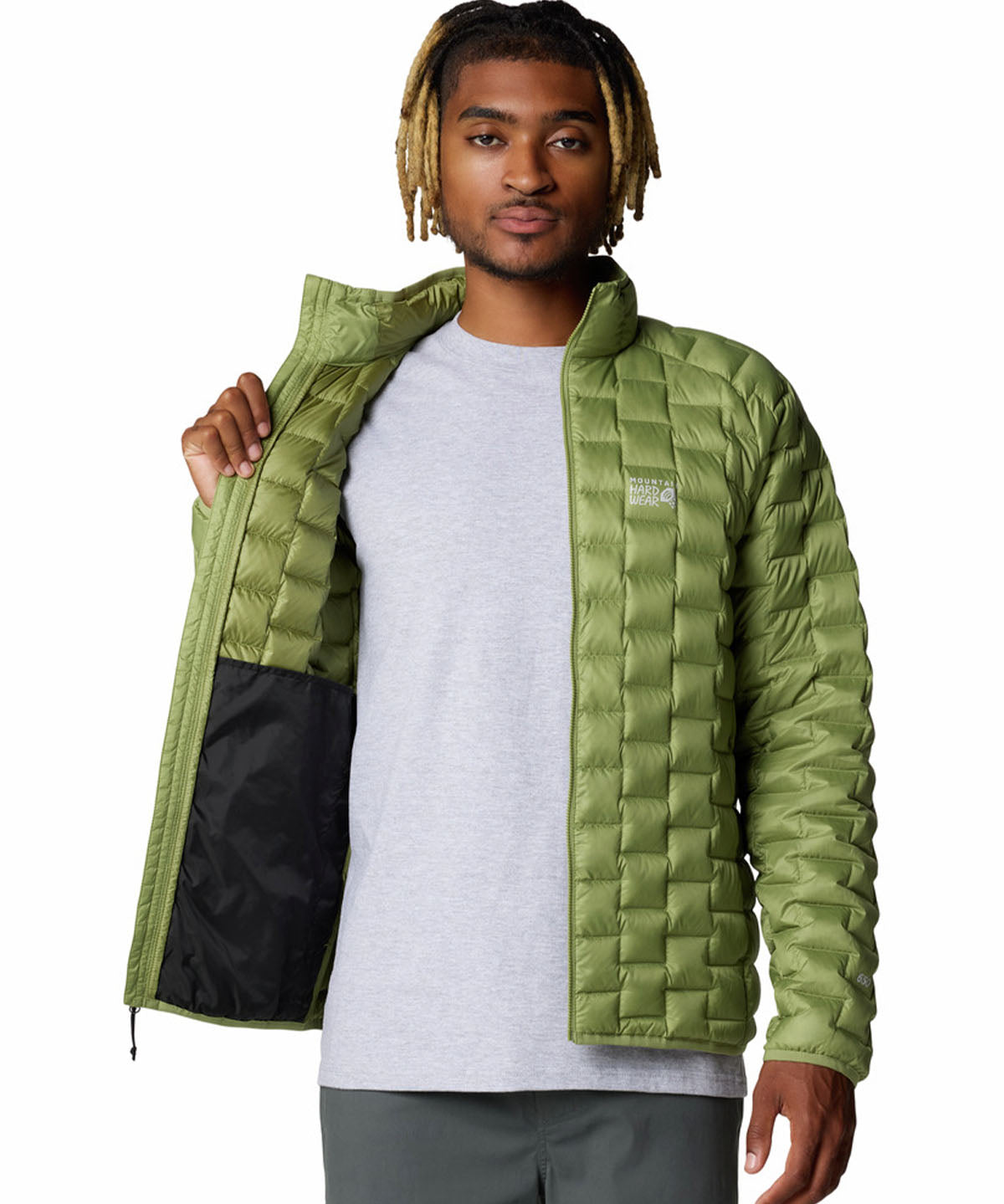 Parka Hombre Temescalborz Down Jacket Verde Mountain Hardwear