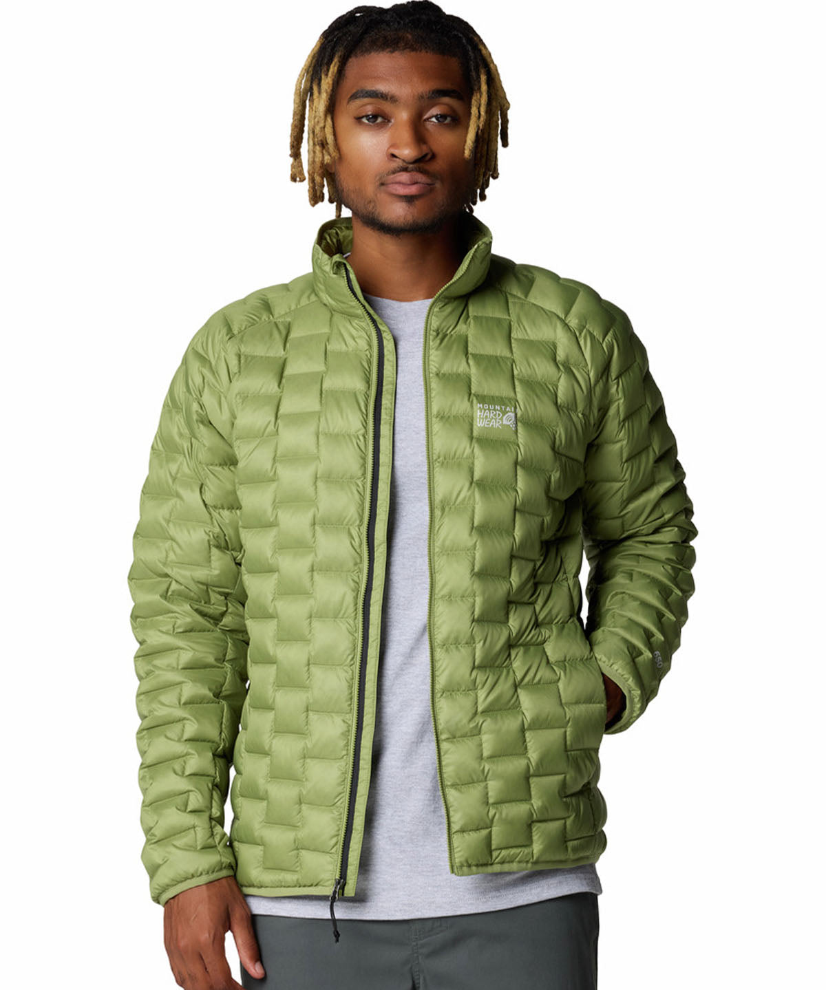 Parka Hombre Temescalborz Down Jacket Verde Mountain Hardwear