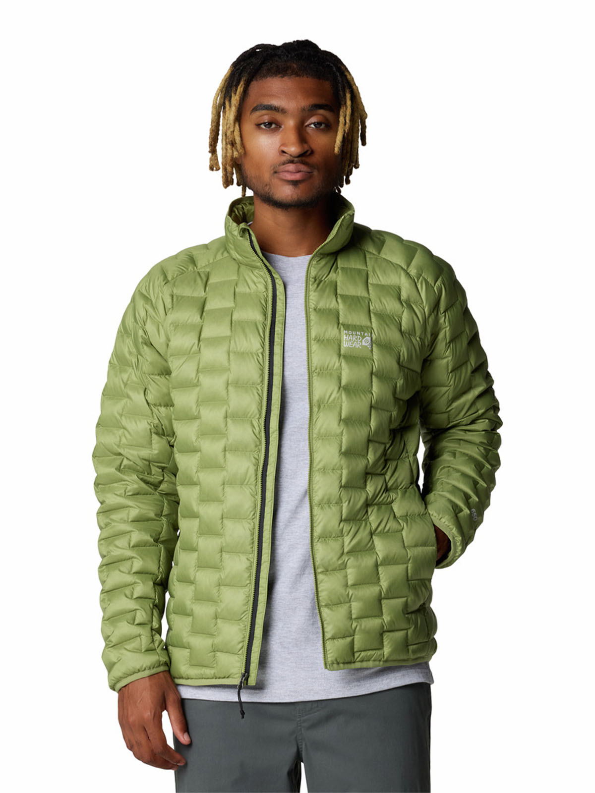 Parka Hombre Temescalborz Down Jacket Verde Mountain Hardwear
