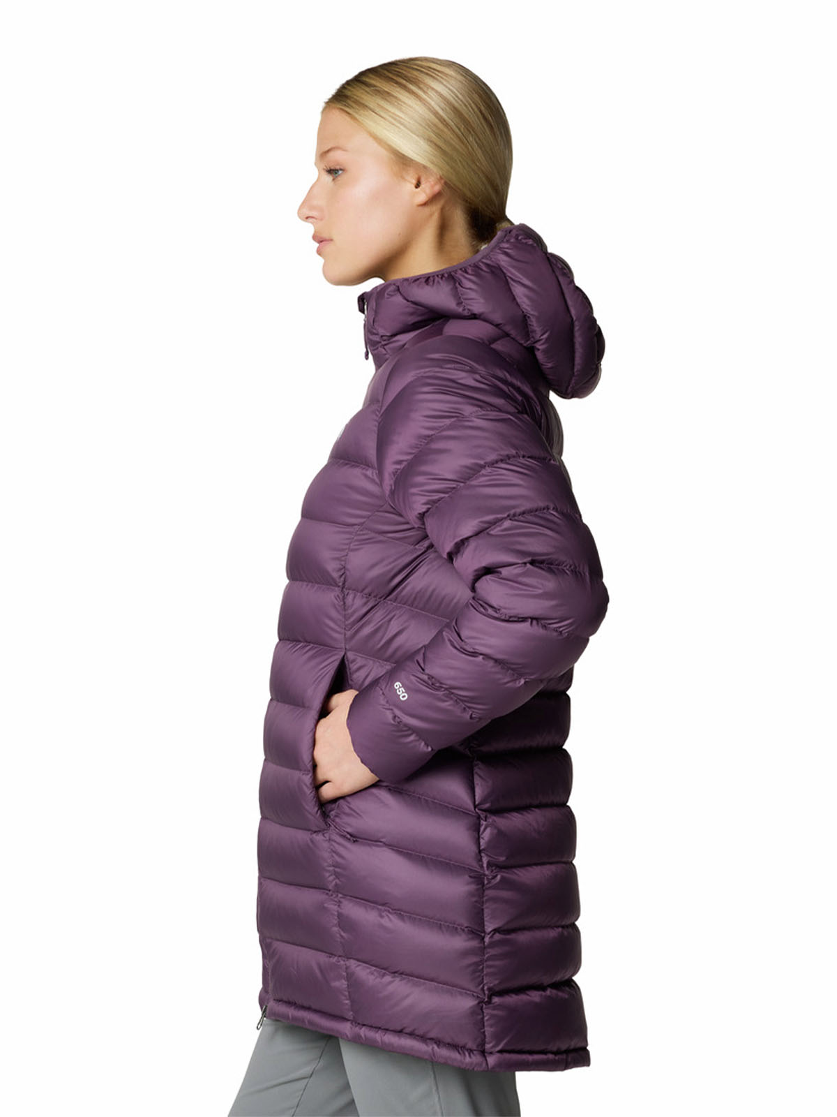 Parka Mujer Tiberondack Down Morado Mountain Hardwear