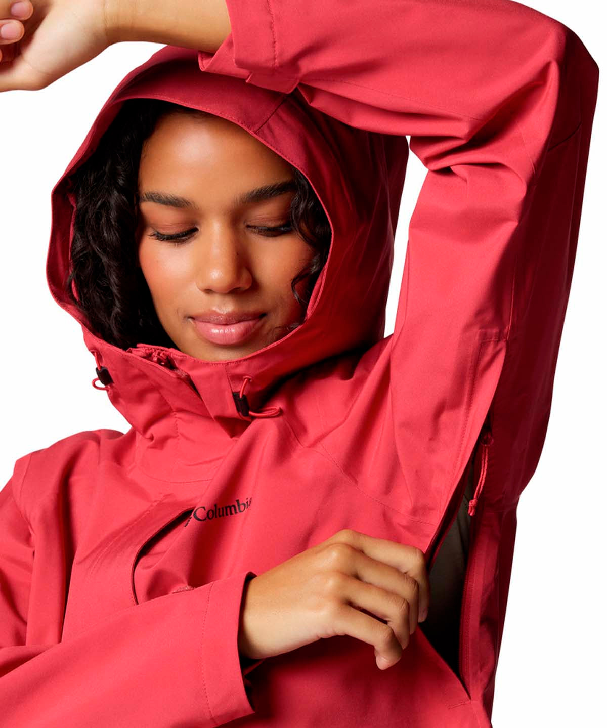Cortaviento Mujer Earth Explorer II Rojo Columbia