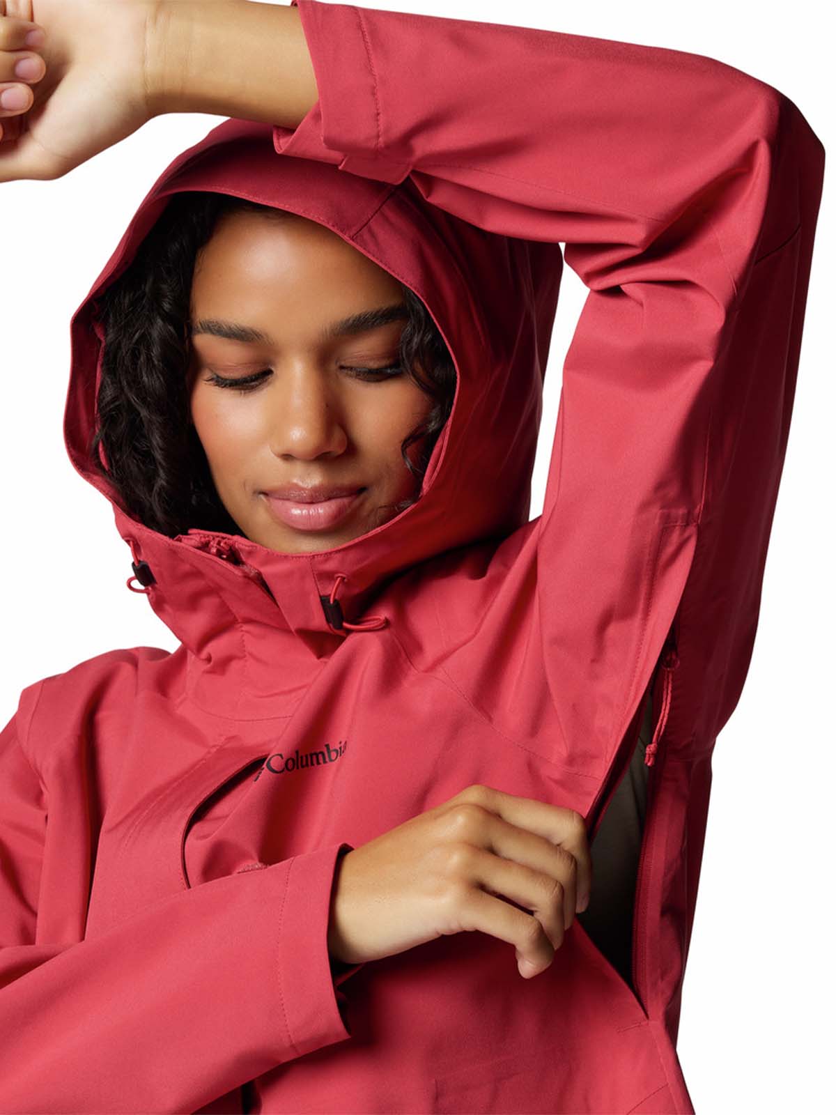 Cortaviento Mujer Earth Explorer II Rojo Columbia