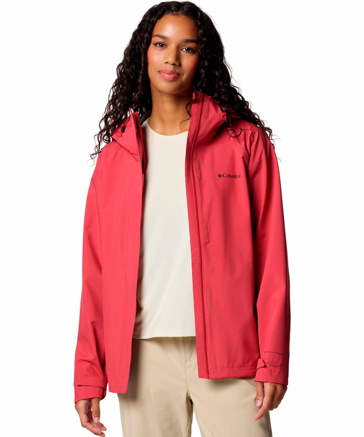 Cortaviento Mujer Earth Explorer II Rojo Columbia