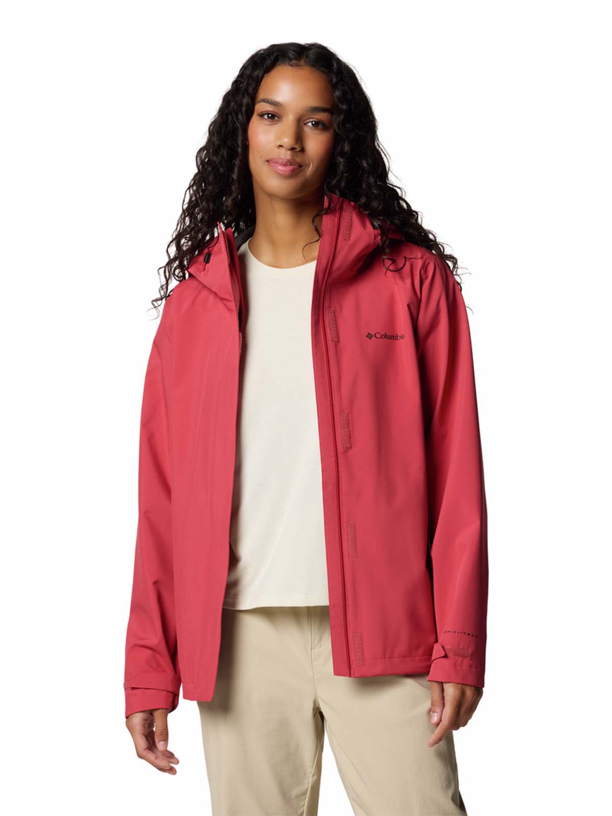 Cortaviento Mujer Earth Explorer II Rojo Columbia