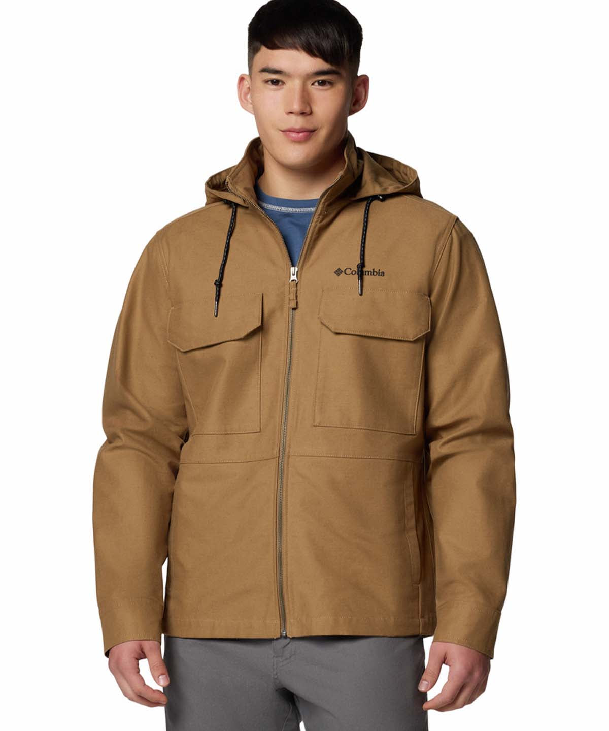 Cortaviento Hombre Indigo Canyon Café Columbia
