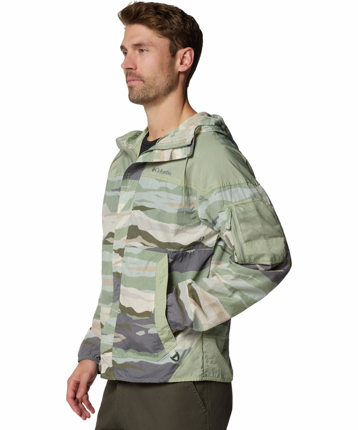 Cortaviento Hombre Challenger Novelty Beige Columbia