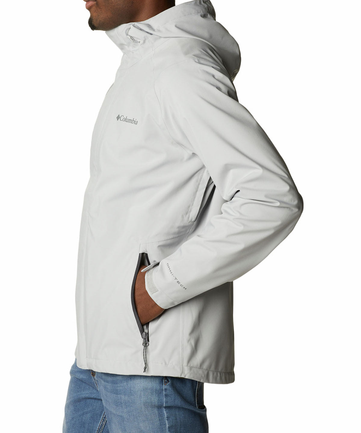 Impermeable Hombre Earth Explorer II Gris Columbia
