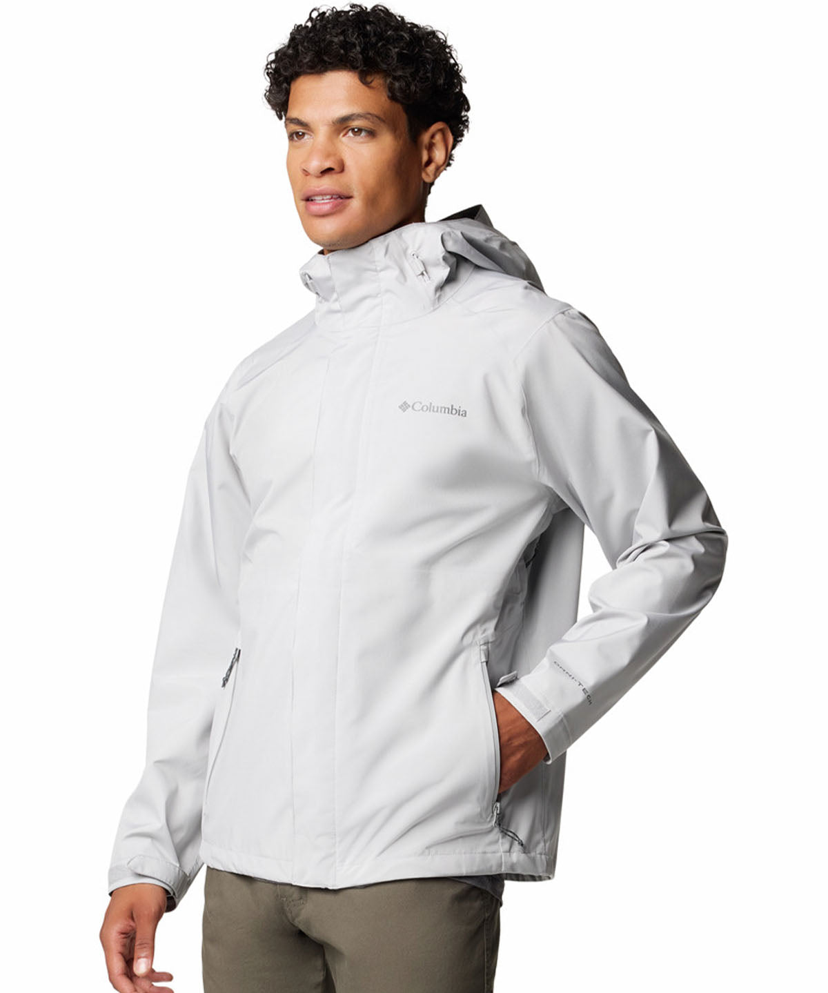 Impermeable Hombre Earth Explorer II Gris Columbia