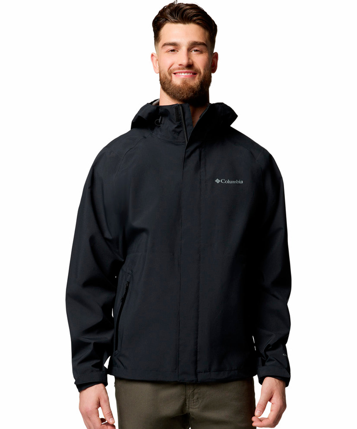 Cortaviento Impermeable Hombre Earth Explorer II Negro Columbia