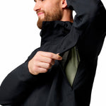 Cortaviento Impermeable Hombre Earth Explorer II Negro Columbia