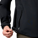 Cortaviento Impermeable Hombre Earth Explorer II Negro Columbia