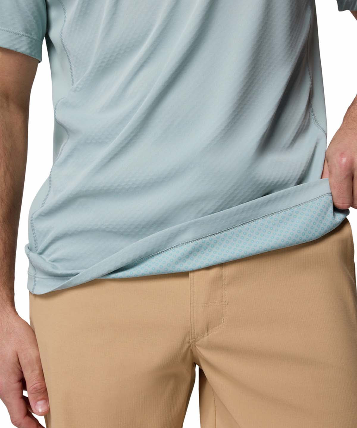 Polera Manga Corta Hombre Zero Rules Light Celeste Columbia