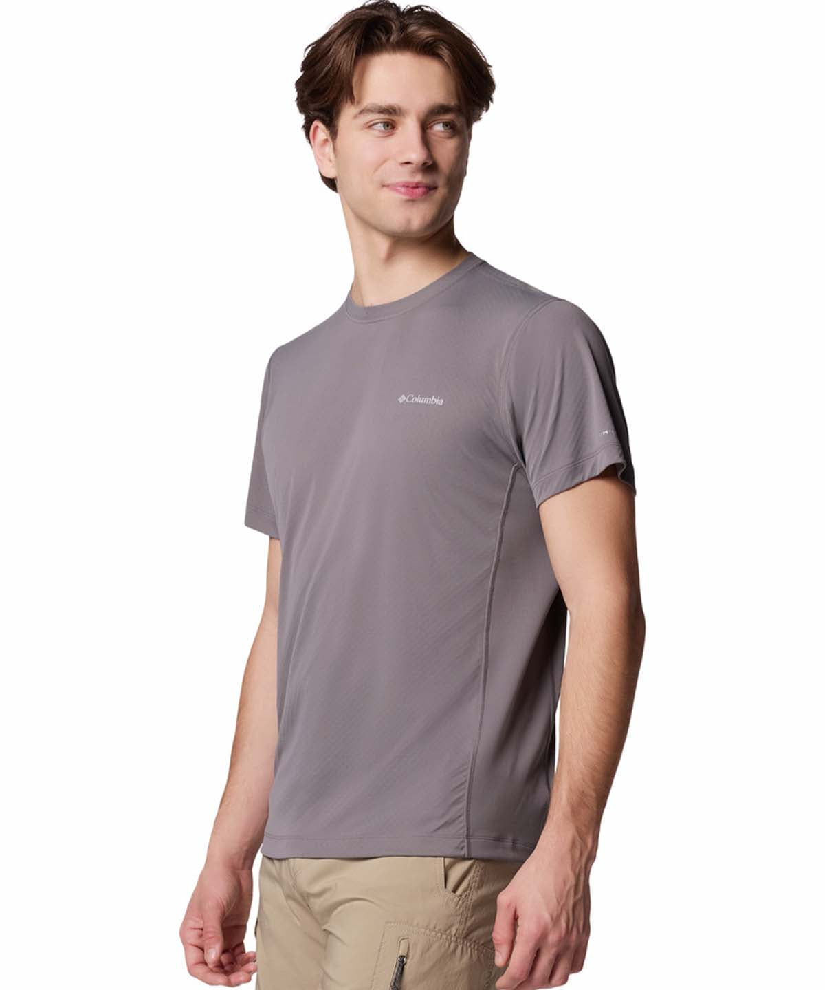 Polera Manga Corta Hombre Zero Rules Light Gris Columbia