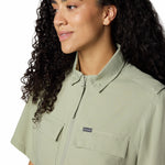 Camisa Manga Corta Mujer Elevated View Utility Beige Columbia