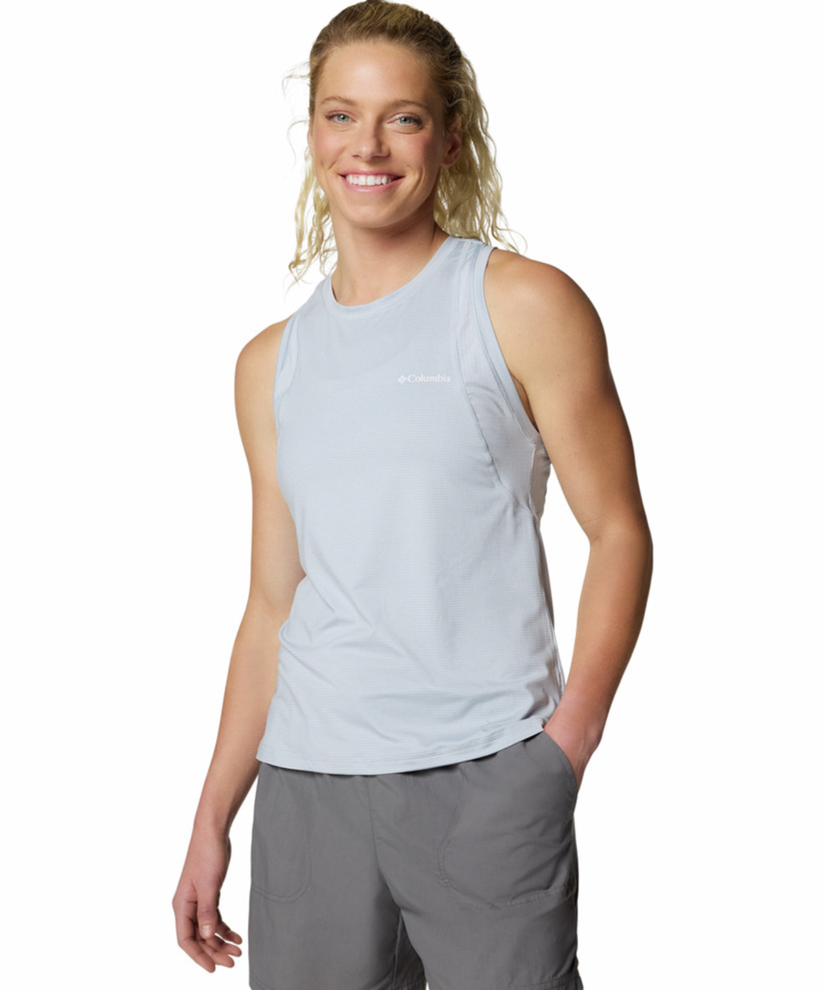 Polera Sin Mangas Mujer Weekend Ascent Gris Columbia