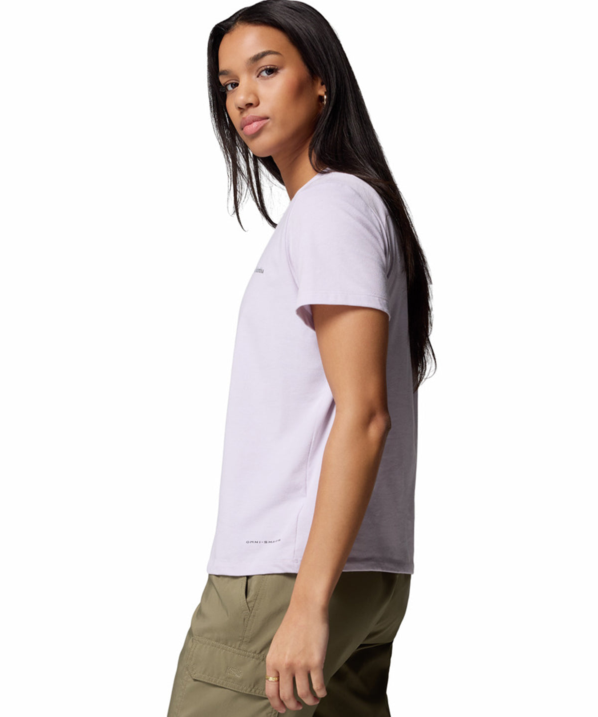 Polera Manga Corta Mujer Sun Trek II Morado Columbia