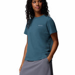 Polera Manga Corta Mujer Sun Trek II Azul Columbia