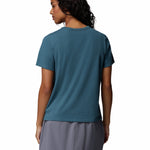 Polera Manga Corta Mujer Sun Trek II Azul Columbia