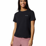 Polera Manga Corta Mujer Sun Trek II Negro Columbia