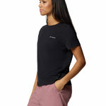 Polera Manga Corta Mujer Sun Trek II Negro Columbia