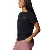 Polera Manga Corta Mujer Sun Trek II Negro Columbia