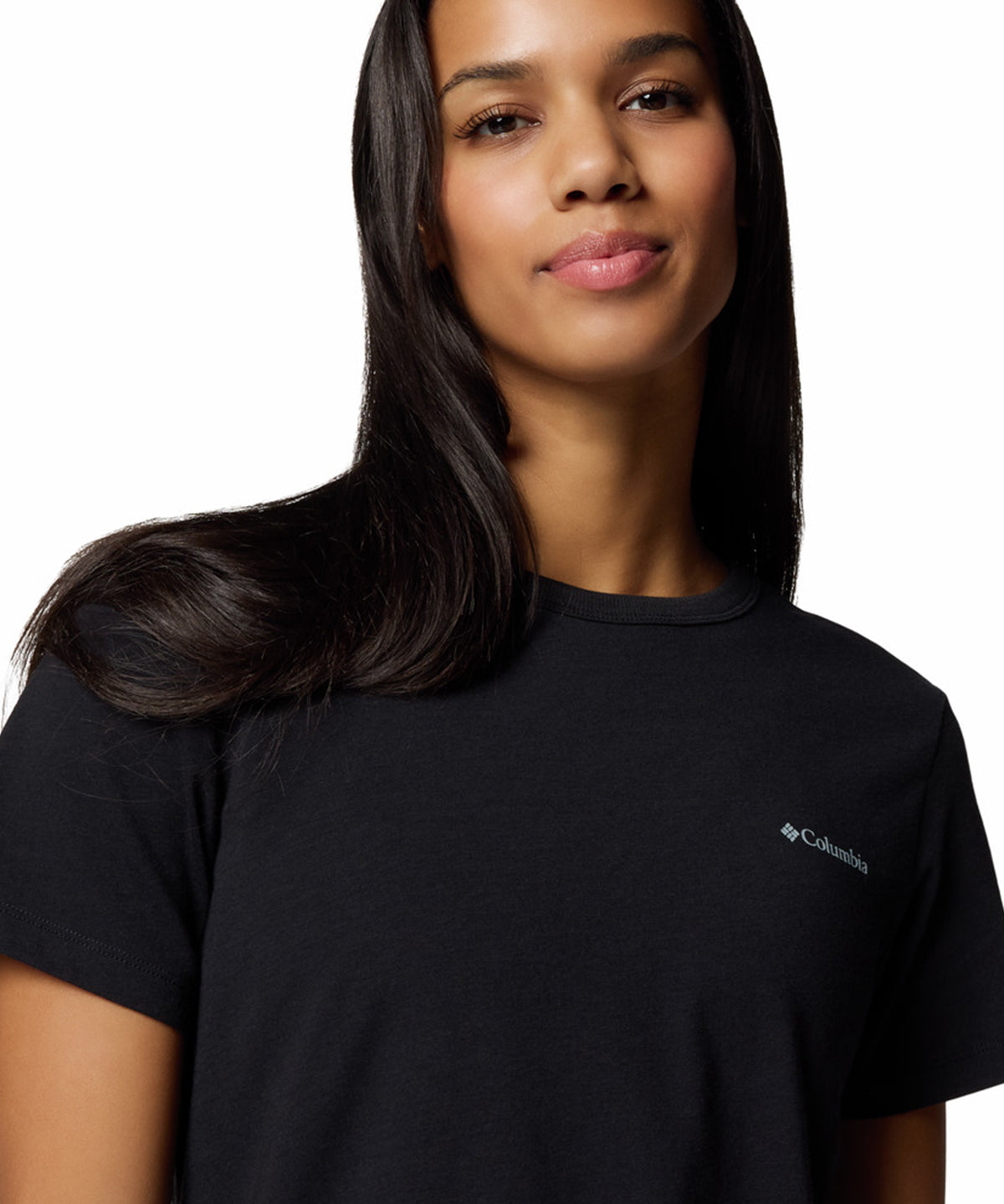 Polera Manga Corta Mujer Sun Trek II Negro Columbia