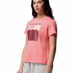 Polera Manga Larga Mujer Rolling Bend Graphic Rojo Columbia