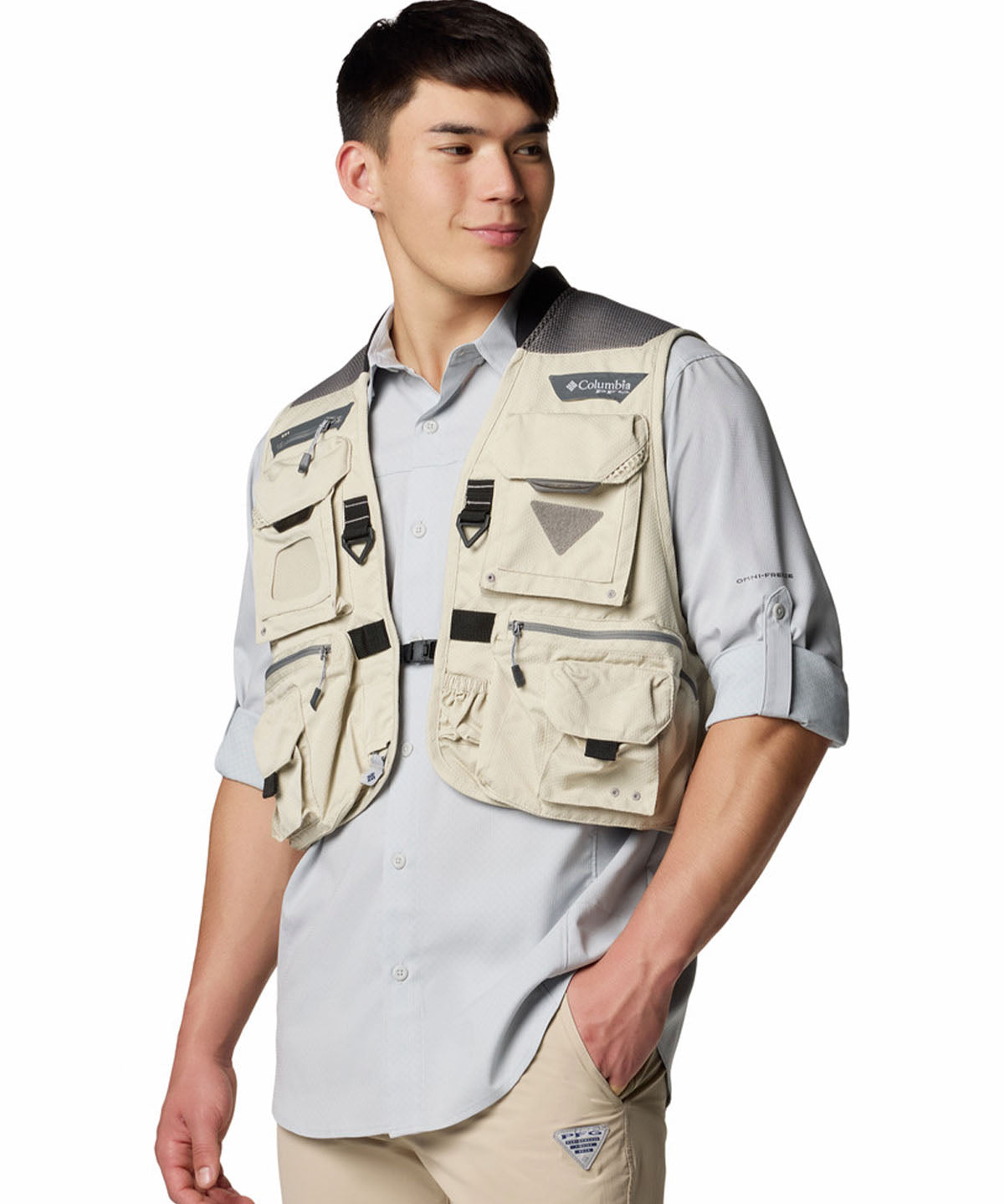 Chaleco Hombre Henrys Fork VI Beige Columbia