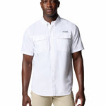 Camisa Manga Corta Hombre Blood And Guts V Blanco Columbia