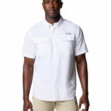 Camisa Manga Corta Hombre Blood And Guts V Blanco Columbia