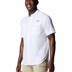 Camisa Manga Corta Hombre Blood And Guts V Blanco Columbia