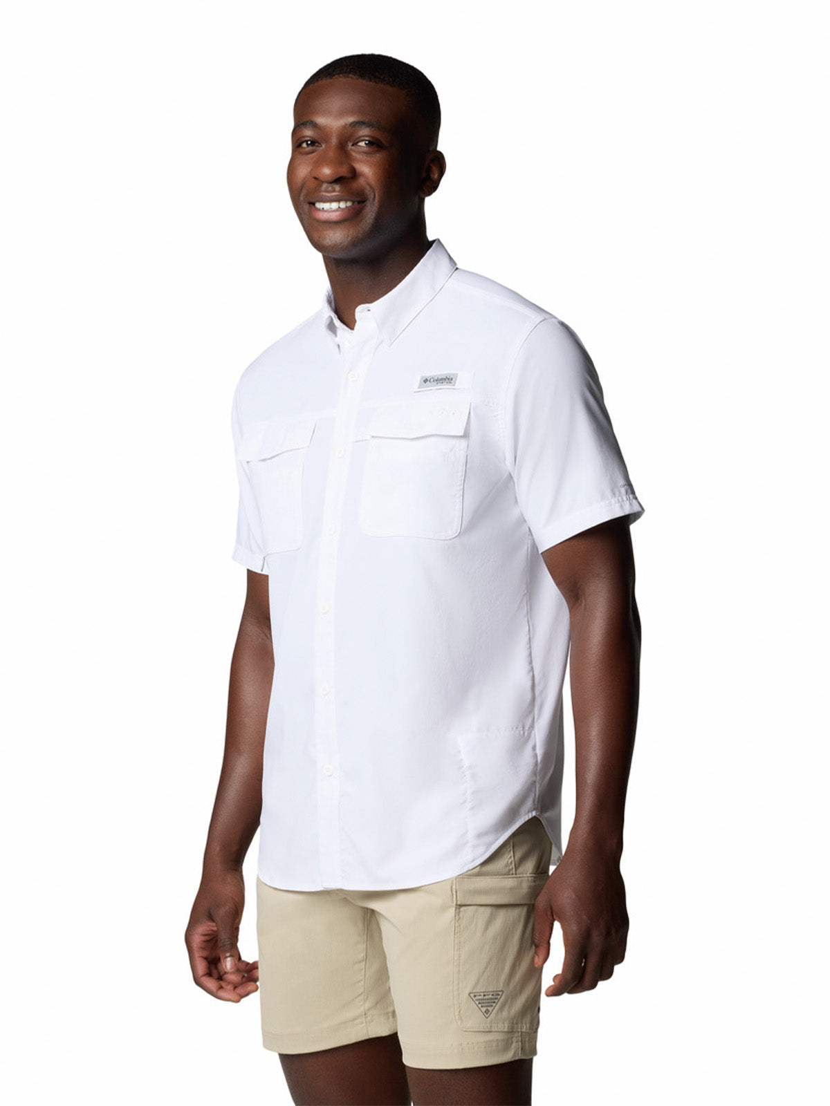 Camisa Manga Corta Hombre Blood And Guts V Blanco Columbia