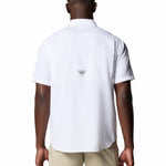 Camisa Manga Corta Hombre Blood And Guts V Blanco Columbia