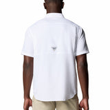 Camisa Manga Corta Hombre Blood And Guts V Blanco Columbia