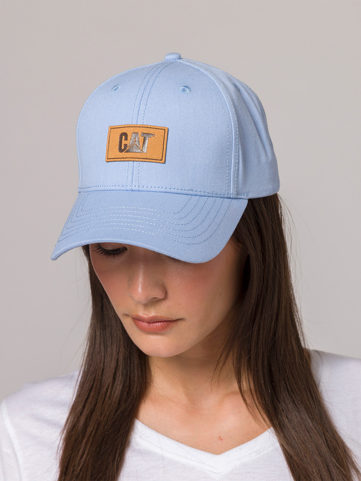 Jockey Unisex Parche de Cuero Celeste CAT