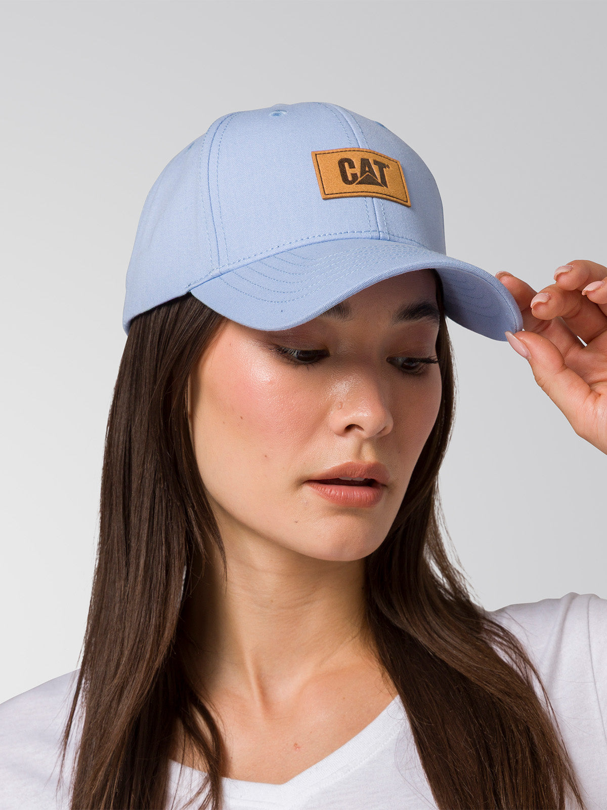 Jockey Unisex Parche de Cuero Celeste CAT