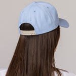 Jockey Unisex Parche de Cuero Celeste CAT