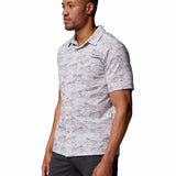 Camisa Manga Corta Hombre Wild Cast Camp Gris Columbia
