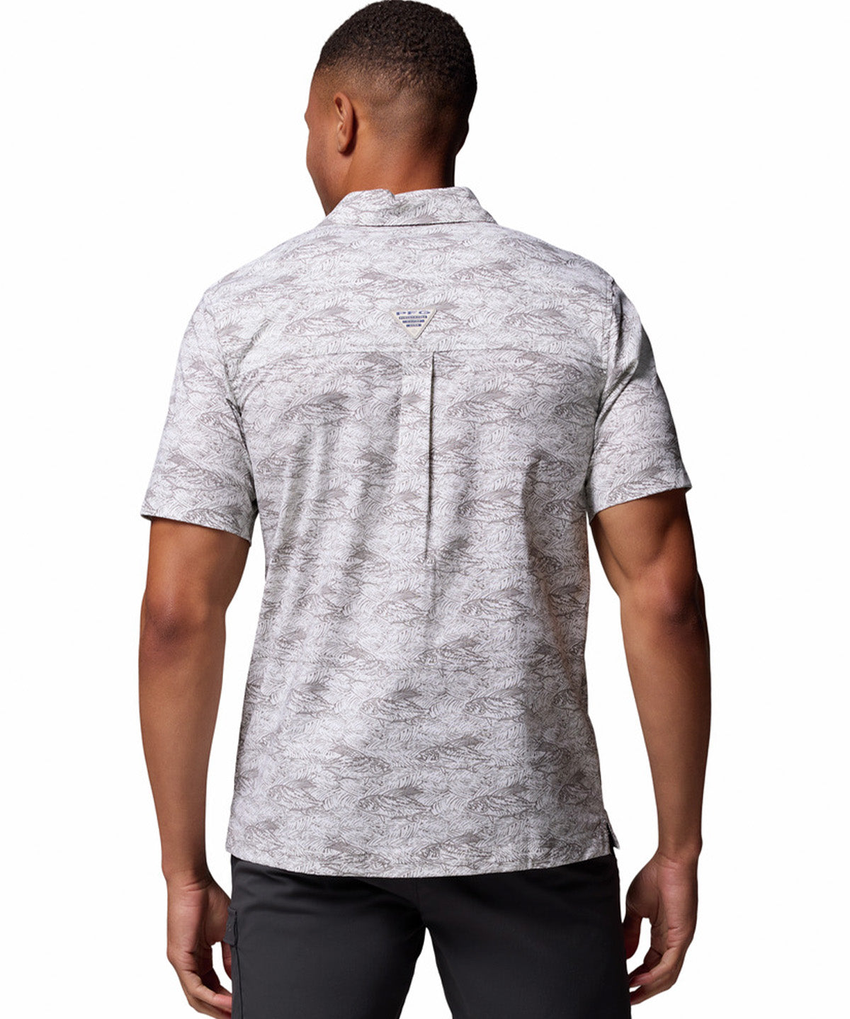 Camisa Manga Corta Hombre Wild Cast Camp Gris Columbia