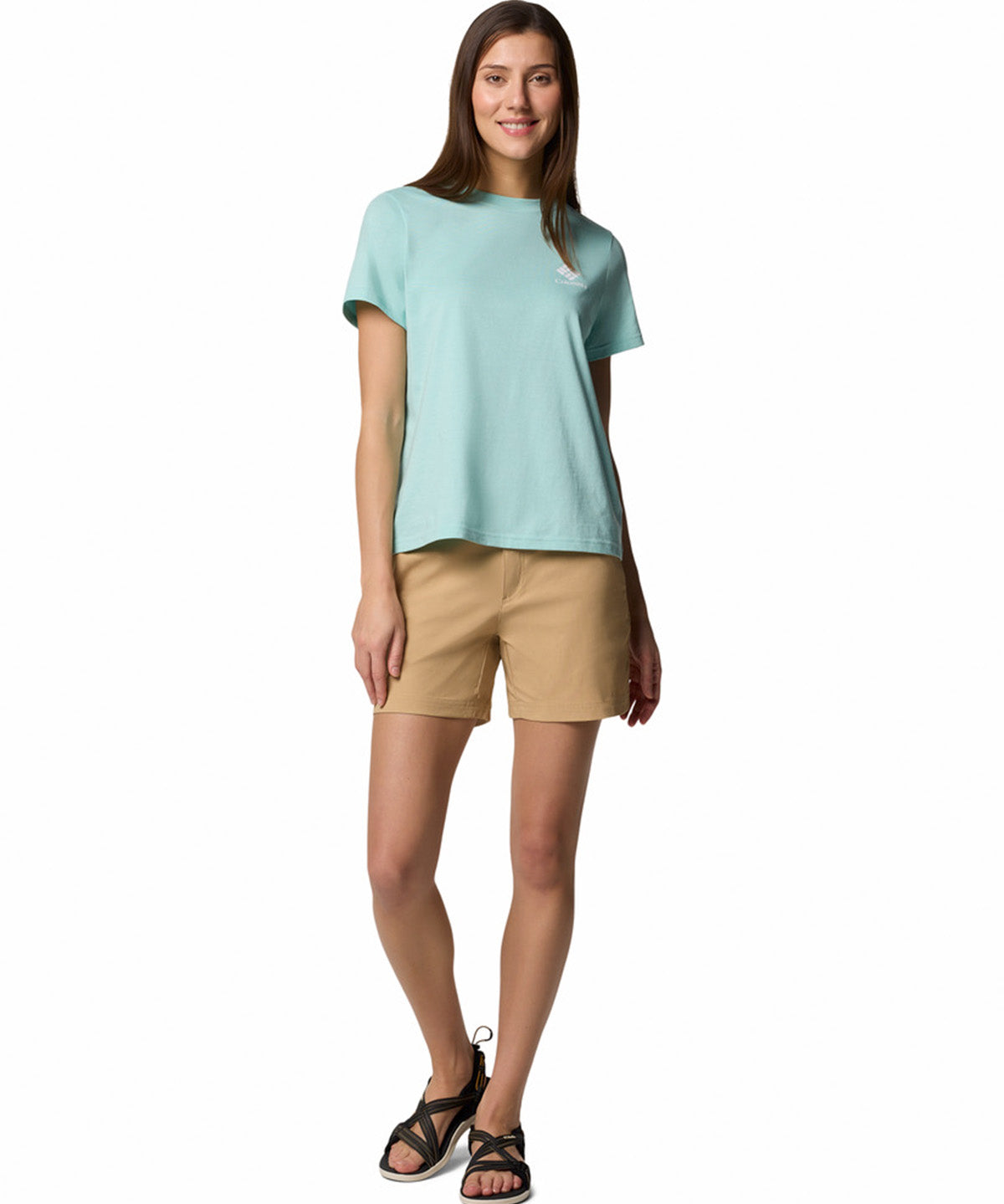 Short Mujer Leslie Falls II Beige Columbia
