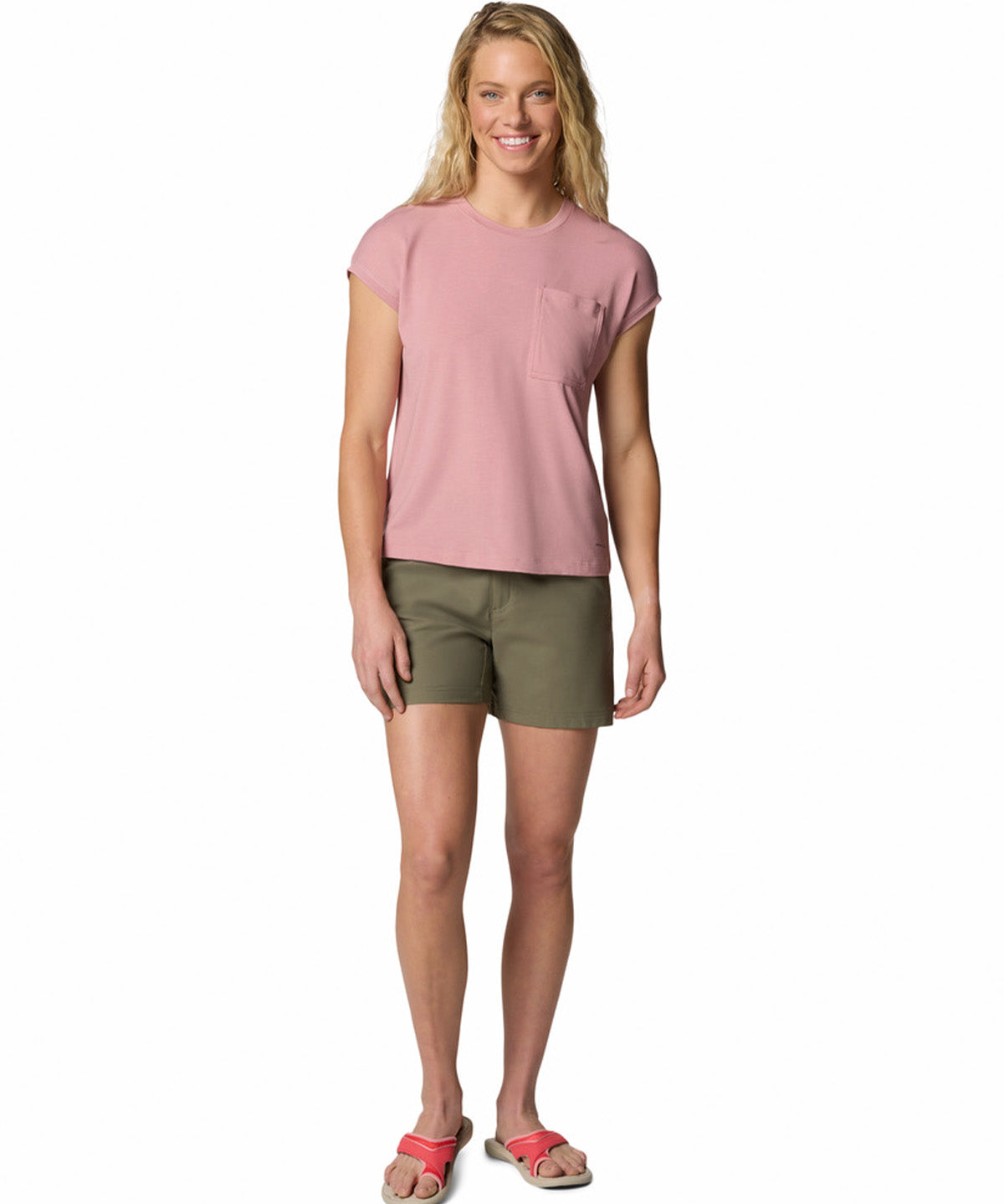 Short Mujer Leslie Falls II Gris Columbia