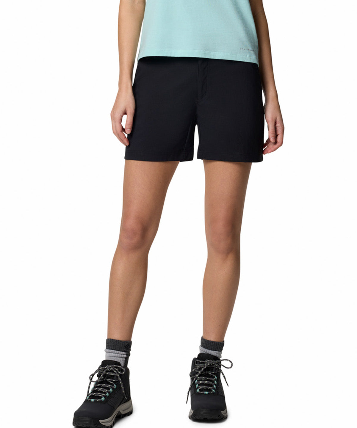 Short Mujer Leslie Falls II Negro Columbia