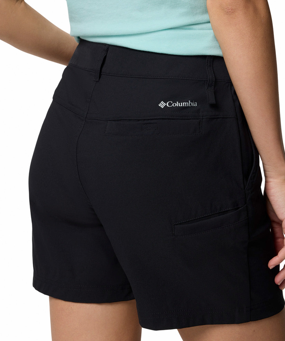 Short Mujer Leslie Falls II Negro Columbia