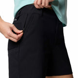 Short Mujer Leslie Falls II Negro Columbia