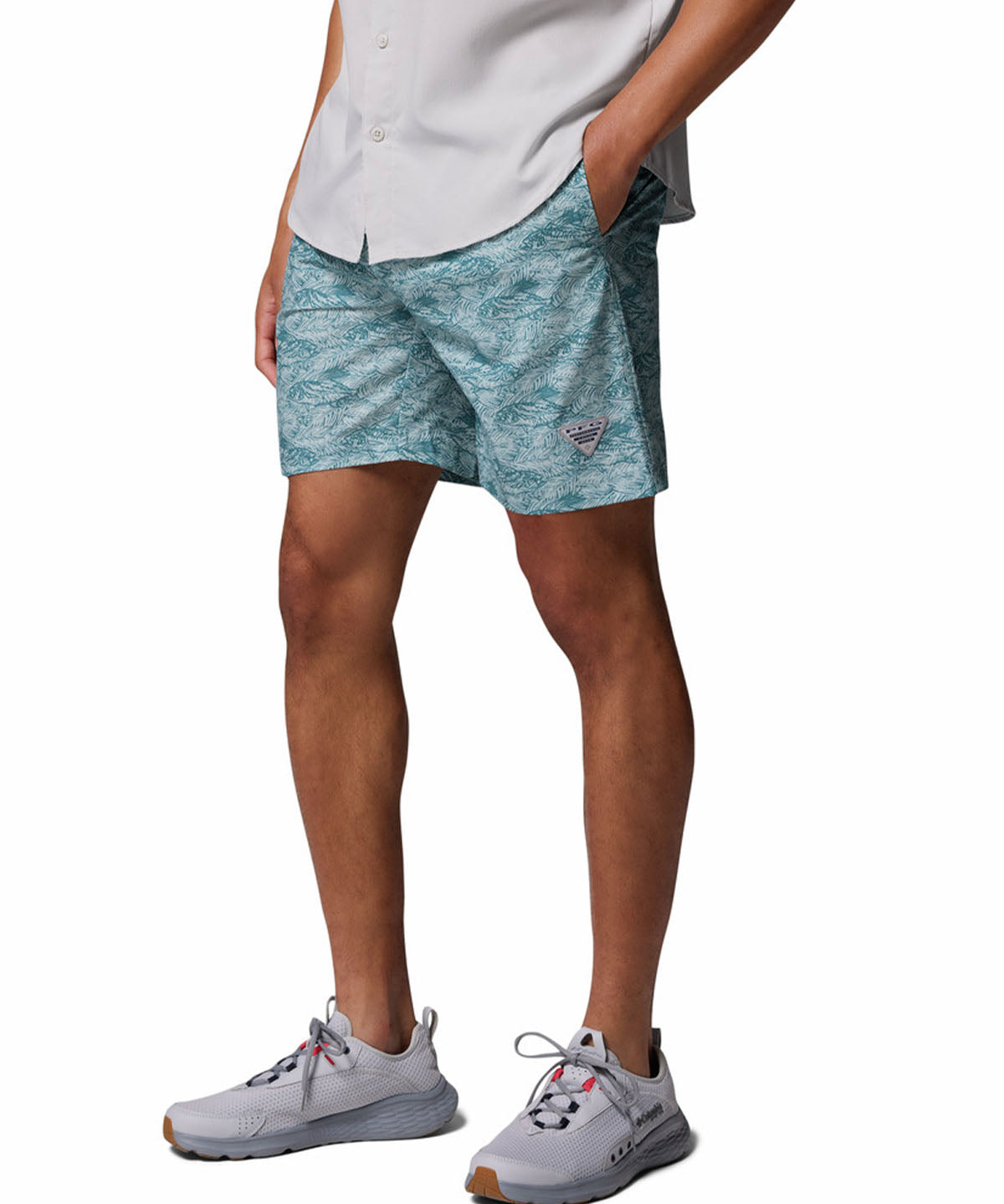 Short Hombre Pfg Rambler Printed Azul Columbia