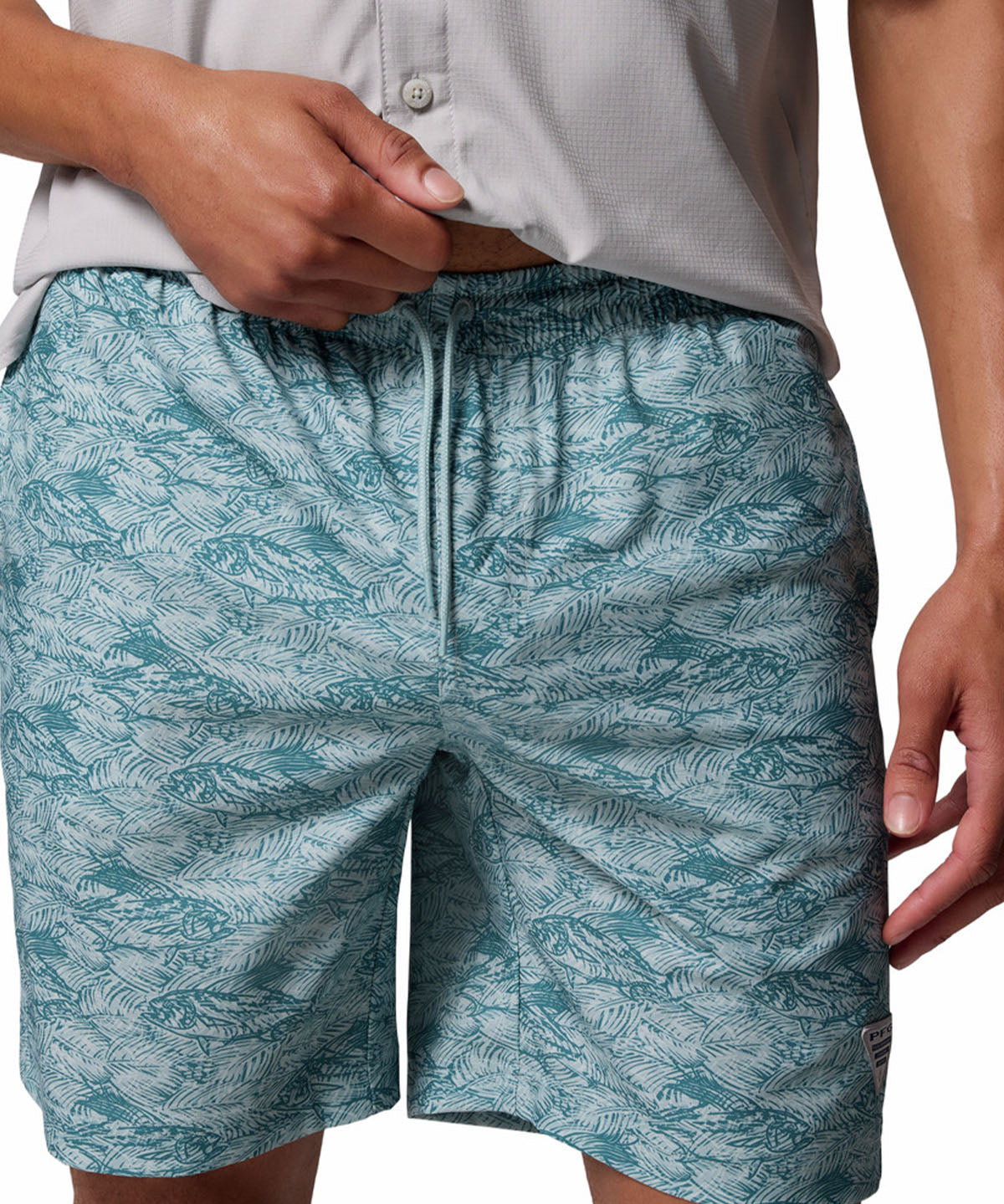 Short Hombre Pfg Rambler Printed Azul Columbia