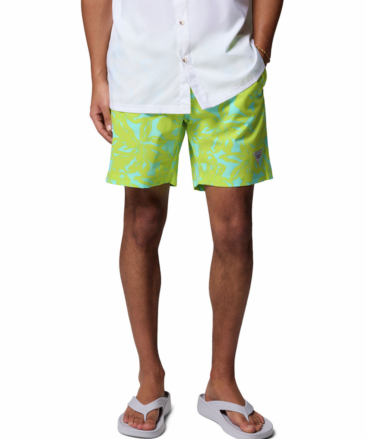 Short Hombre Pfg Rambler Printed Verde Columbia