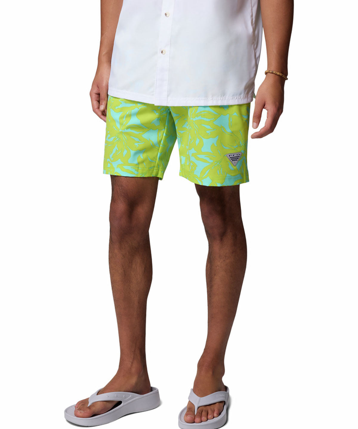 Short Hombre Pfg Rambler Printed Verde Columbia