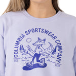 Polerón Mujer Ashcreek Crew Celeste Columbia