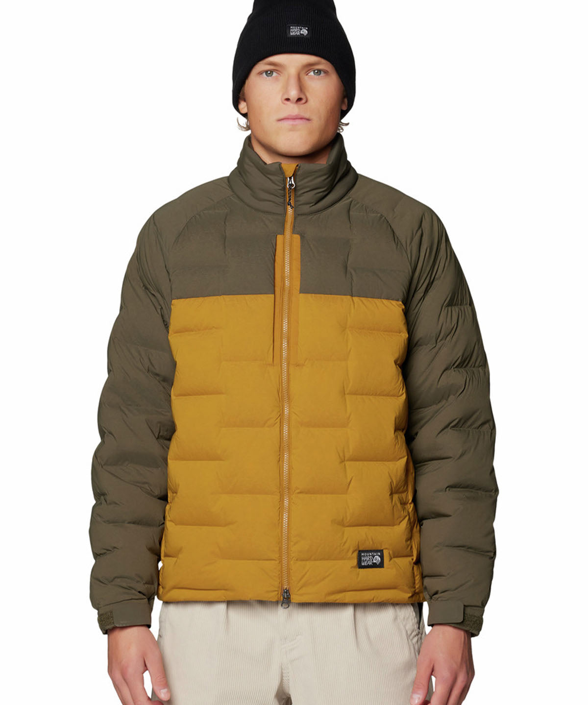 Parka Hombre Stretchdown Big Baffle Amarillo Mountain Hardwear